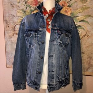 Sz S Levi's Vintage Denim Original Trucker Jean Jacket